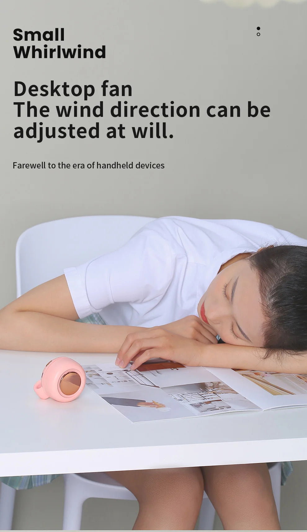 2026 Summer Clip-On Small Fan 360° Adjustable Lightweight And Portable Fan Suitable For Hands-Free Portable Fans When Going Out