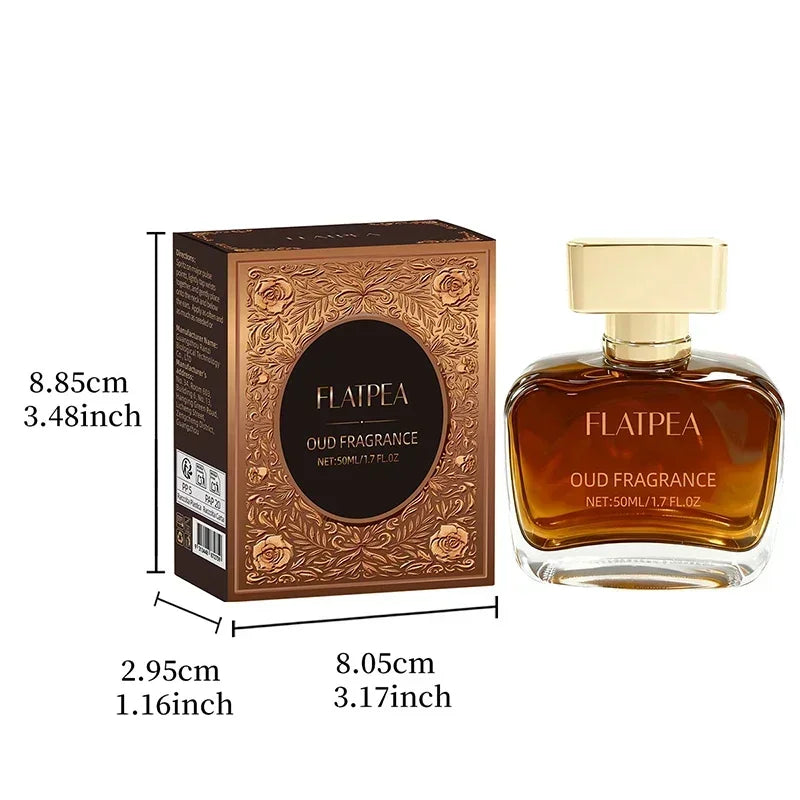 Arabian Luxury Eau de Parfum, Unisex Oud Woody Long Lasting Perfume,Leather Musk Sandalwood Scent, Strong Oriental Fragrance