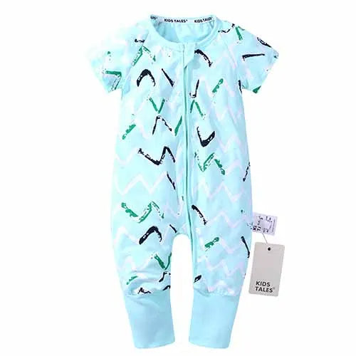 0-3years Baby Rompers Newborn Clothes Short Sleeve Infant Printing Pajamas Cotton Soft Boys Girls Jumpsuit Costume Body Suit