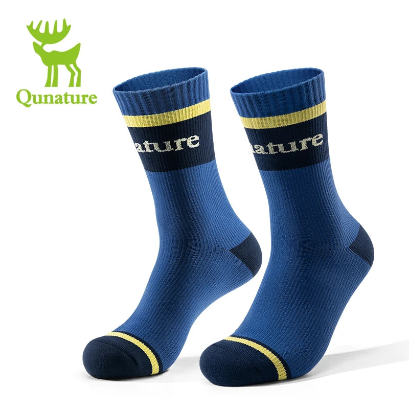 Qunature Four-Season Waterproof Socks Breathable Outdoor  Sport Socks Hiking Cycling Cross Country Running Skiing Windproof Sock