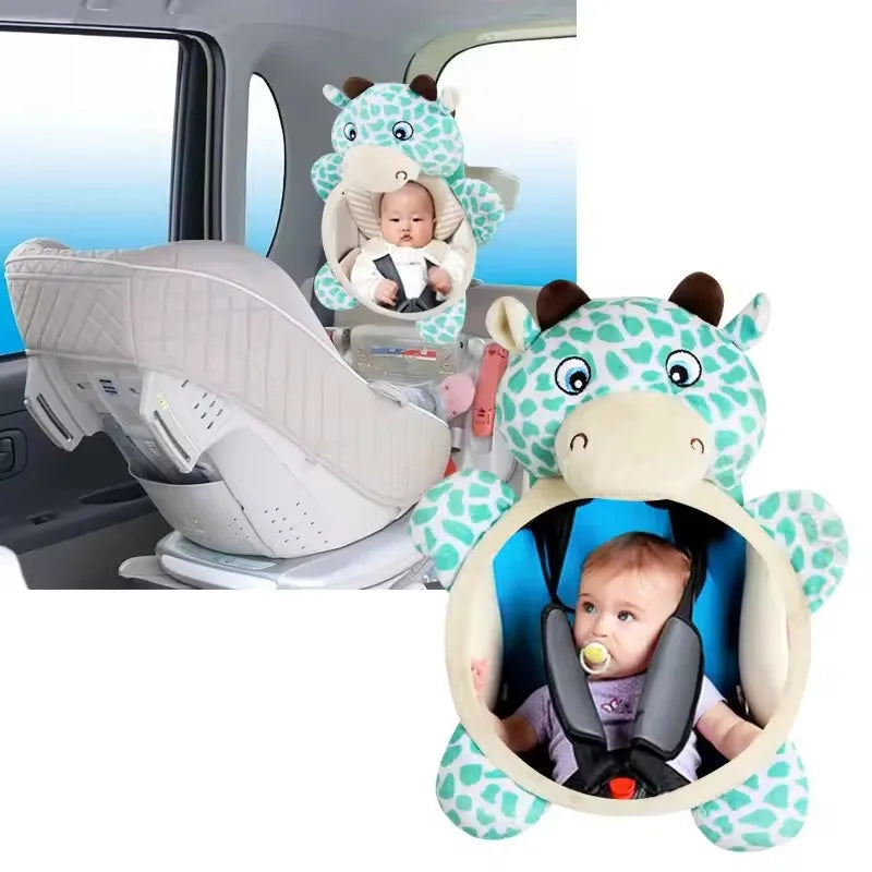 Baby Car Mirror Safety Car Seat Rear Facing Car Seat Mirror Wide Crystal Clear View Shatterproof Car Kids Monitor Accessories