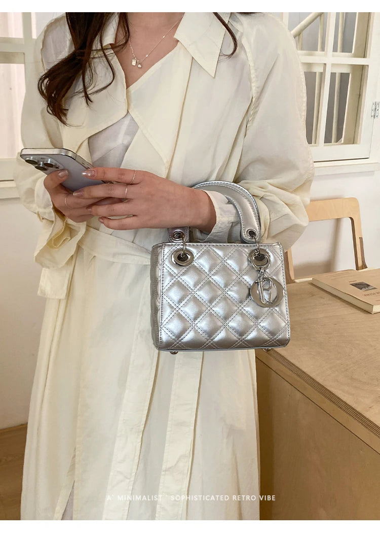 Luxury Original Retro Diaper Bag For Women Designer Leather Crossbody Bag Large Capacity Elegant Stylish Commuter Shoulder Bag