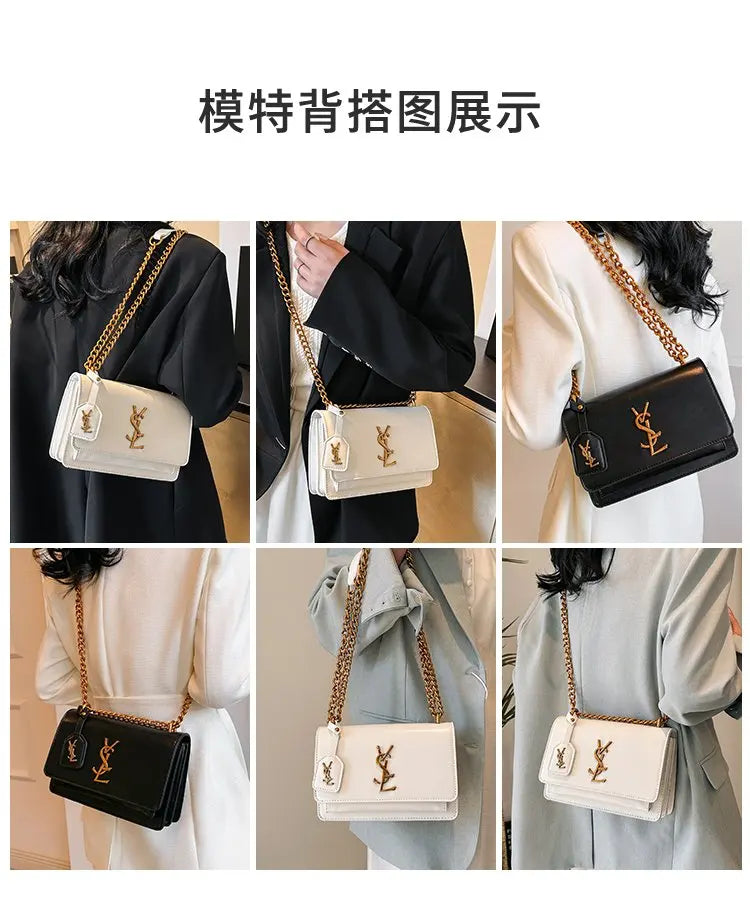 2026 Elegant Leather Diaper Bag Ladies Tote Handbag Shoulder Messenger Crossbody Luxury Brand Designer Classic Popular Versatile