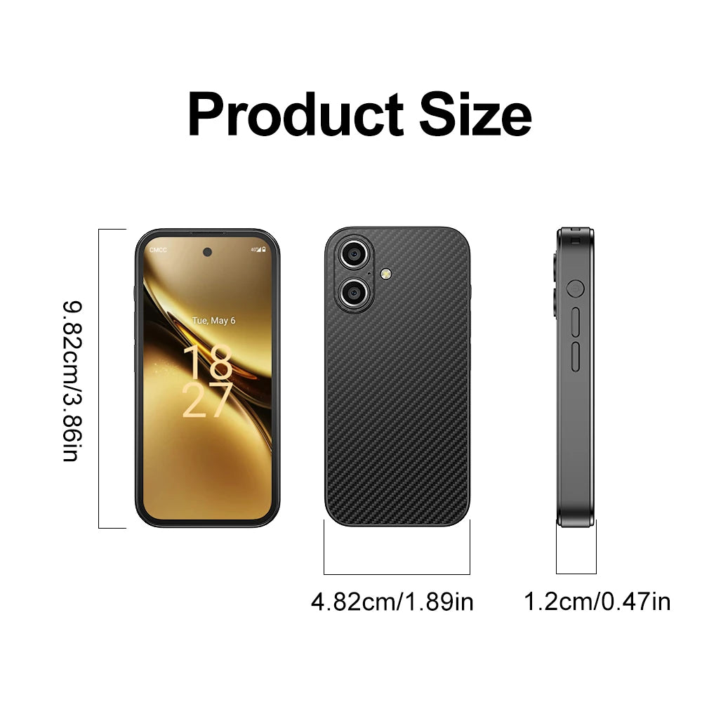 SOYES Q333 4GB RAM 64GB ROM Android 12.0 Smartphone MTK6762 2000mAh Face ID 4G LTE Type-C OTG 3.58‘’ Screen 8MP/5MP Small Phone