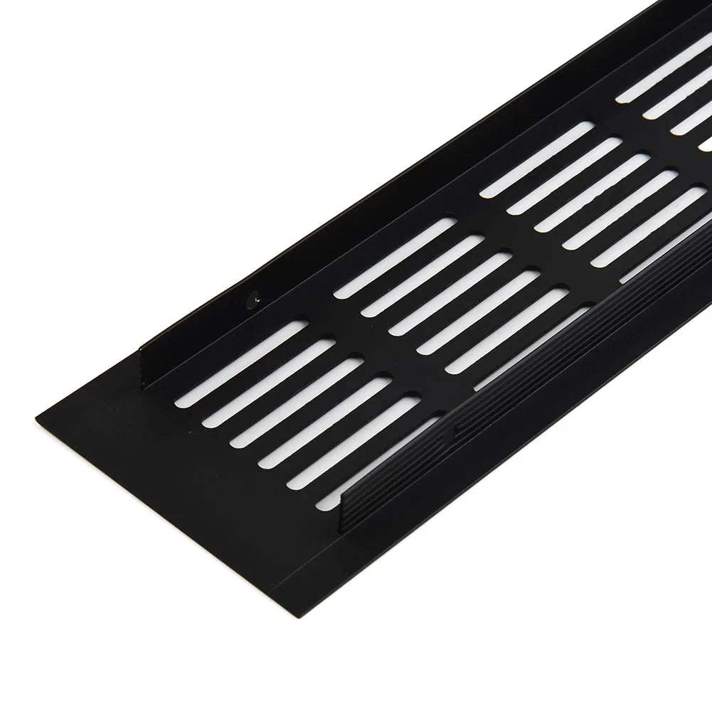 60mm Aluminium Rectangular Cabinet Wardrobe Air Vent Grille Ventilation Cover