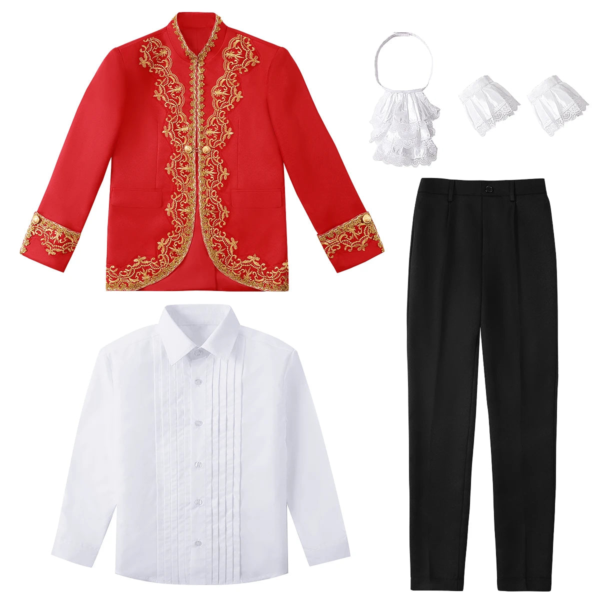 Boys Suit kids Prince Costume Halloween Carnival Outfit Teenager Wedding Photography Graduation Prom Birthday Party Gift Tuxedo