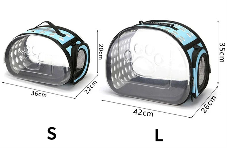 Cat Carrier Bag Outdoor Pet Shoulder bag Pet Dogs Cats Portable Breathable Collapsible Travel Cat Carrier Bag small dog