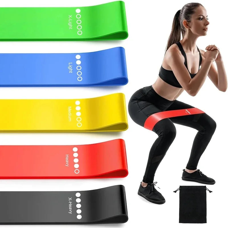 TPE Resistance Bands Fitness Set Rubber Loop Bands Strength Training Workout Expander Yoga Gym Equipment Elastic Rubber Loop