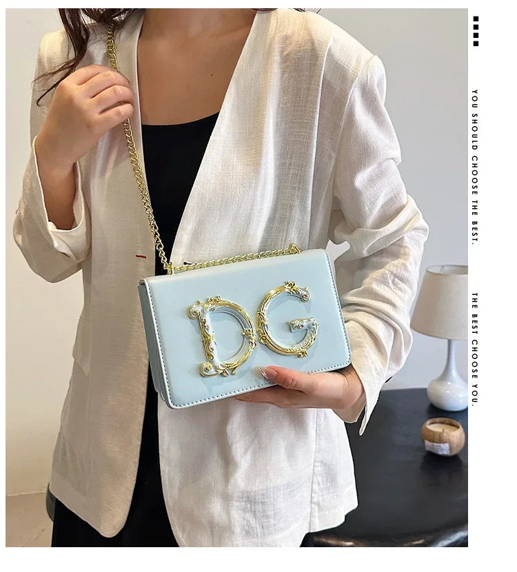 Leather Diaper Bag Vintage Textured Retro Square Satchels Shoulder Bag For Women Trendy Fashionable Large Capacity