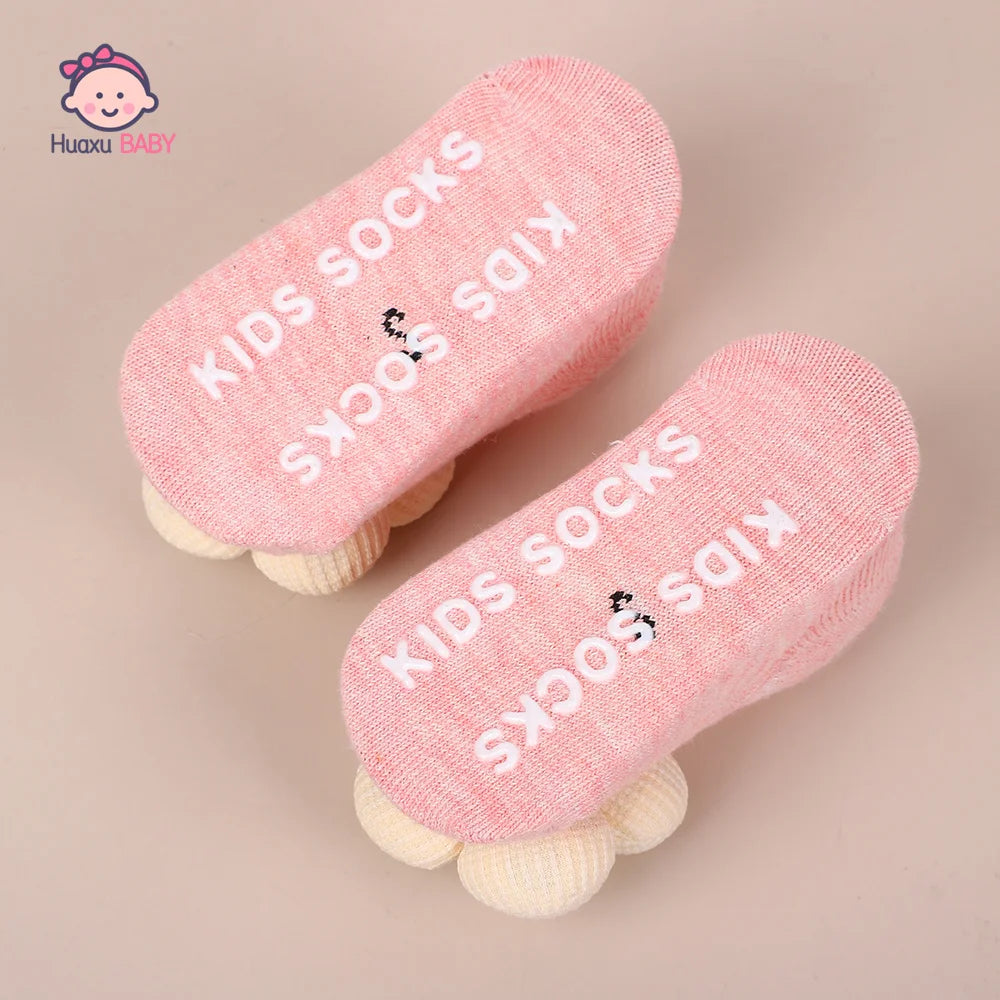 2Pcs Set Baby Floral Headbands and Socks Knitted Flower Elastic Hairbands Cute Newborn Girls Photo Props Baby Hair Accessories
