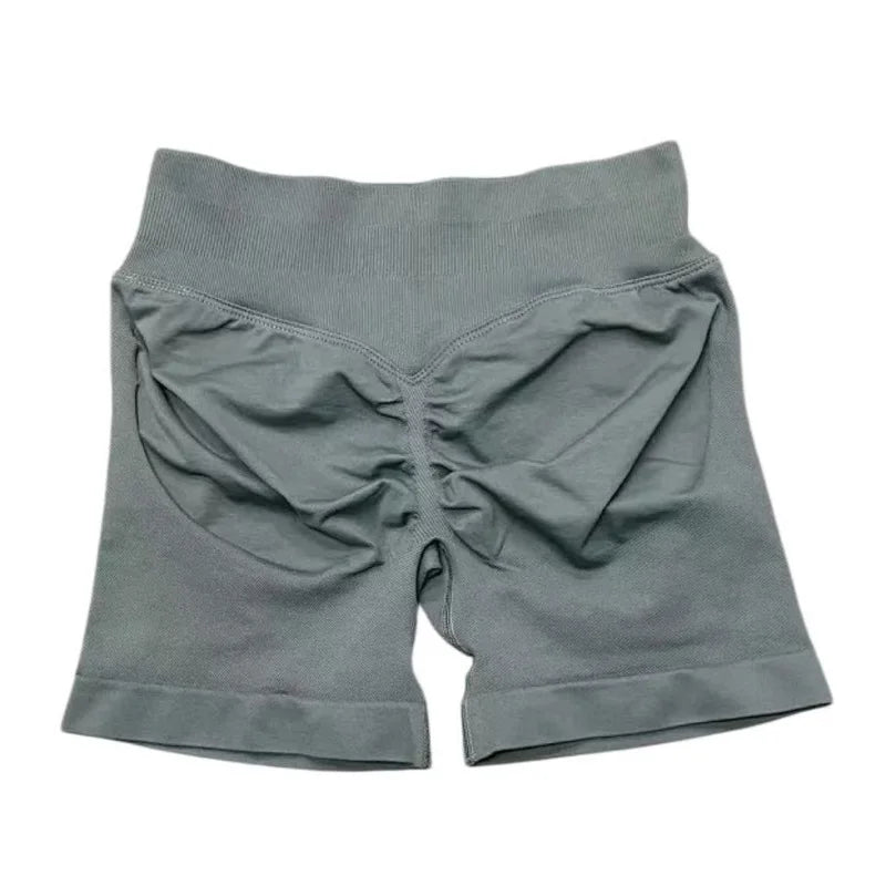 HISTELLO Sports Shorts 4.5‘’ High Waist Women Yoga Workout Shorts Seamless Leggings Stretch Fitness Sweatpants Gym Short