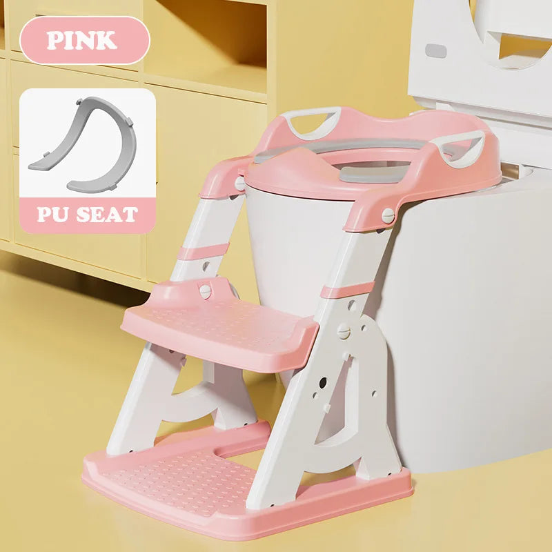 Newly Upgraded Portable Potty Child Baby Boy Potty Training Seat Step Stool Baby Potty Portable Child Urinal Baby Toilet Pot