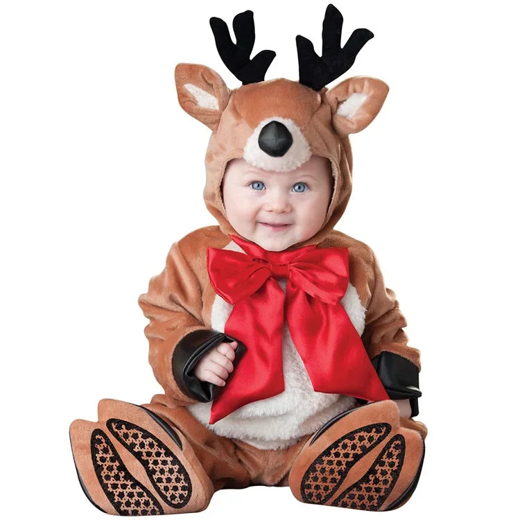Halloween Costume Baby Boy Clothes Girls Monkey Polar Bear Romper Kids Clothing Set Baby Hat Socks Toddler Set