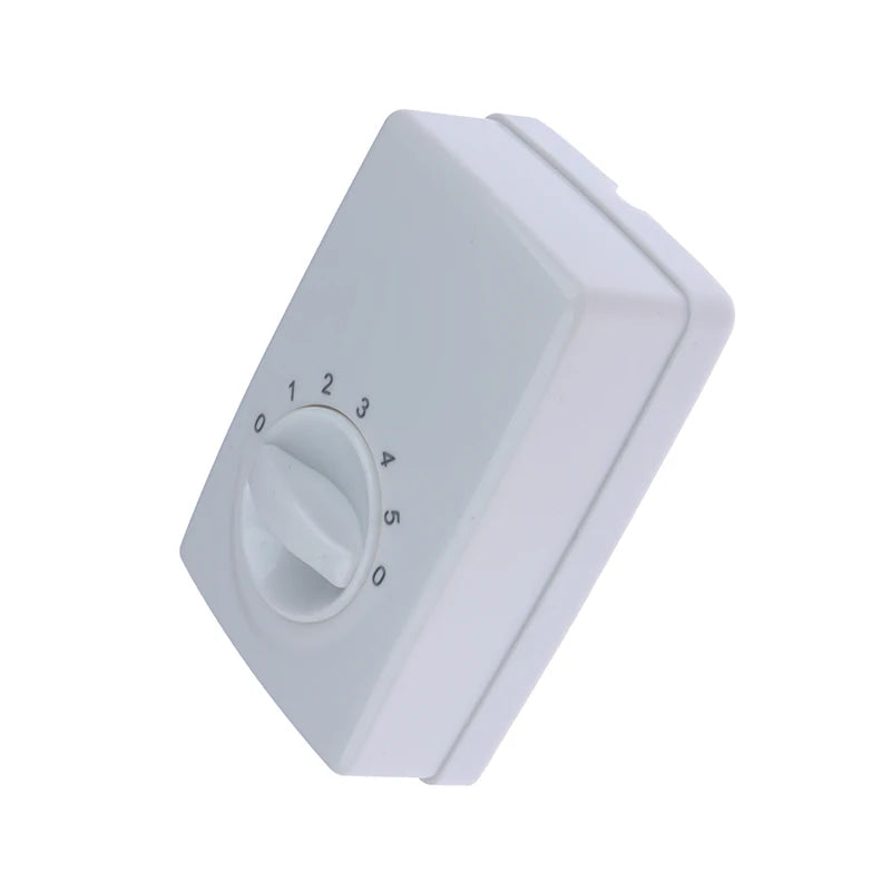 Easy-to-Install Fan Speed Controller, Electric Panel Switch, 5 Speeds Adjustable, No Welding Necessary