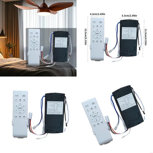 Ceiling Fan Light Receiver With 6 Level Speed Control Weather Resistant