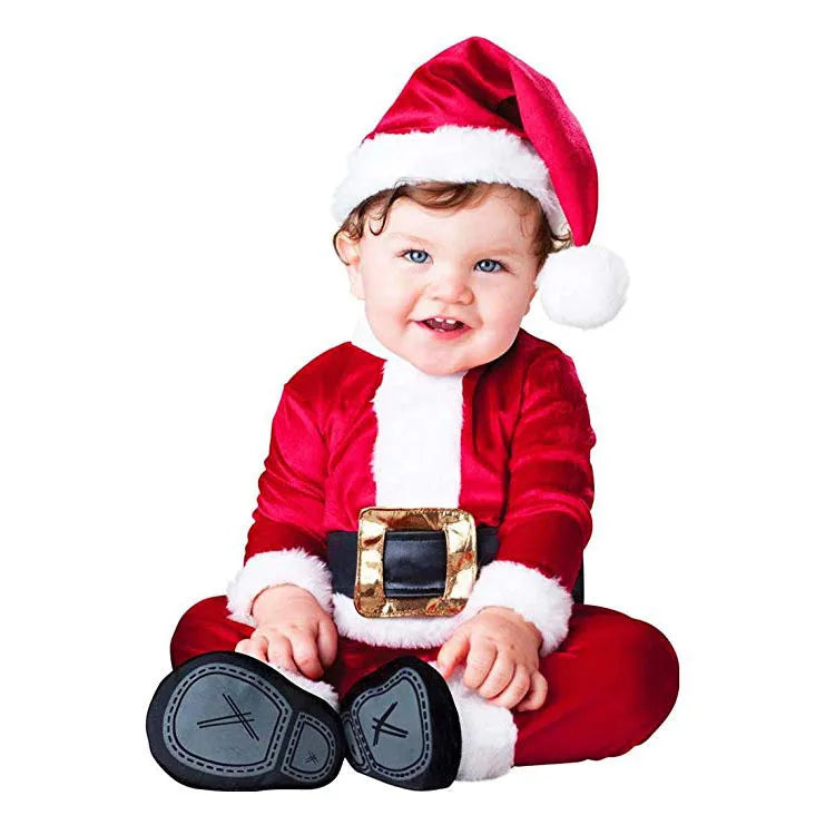 Halloween Baby Boy Girl Clothes Romper Onesie Newborn Toddler Christmas Rompers Flannel Warm Soft Baby Infant Costume