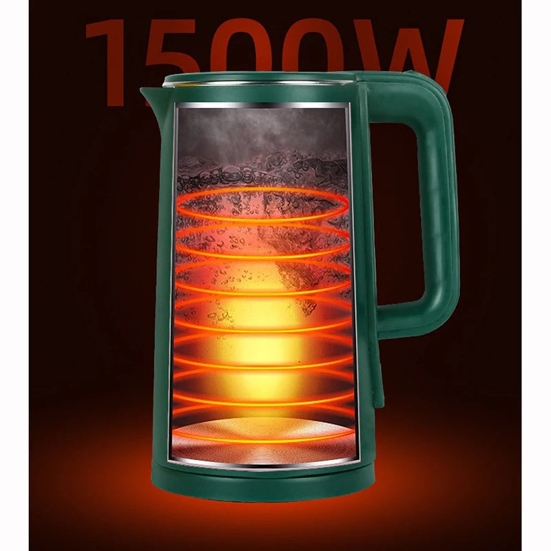 2.3L Electric Kettle Household Smart Thermal Kettle Anti-scalding Push-button Electric Kettle Automatic Power-off Kettle Gift