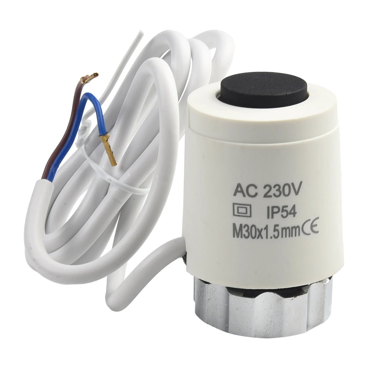 230V Floor Heating Actuator Thermostatic M30*1.5MM Normally Open&closed Floor Heating Manifold Actuator