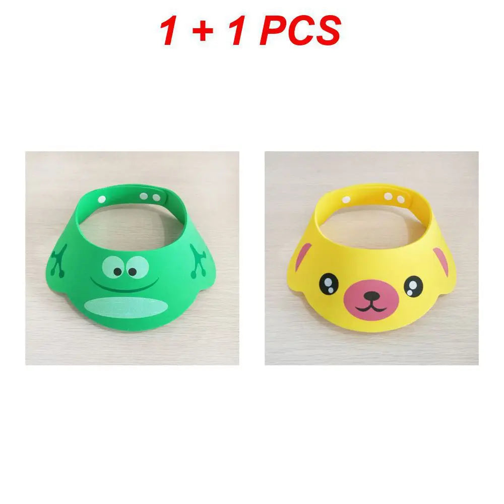Baby Shampoo Cap Adjustable Kids Infant Ear Protection Shampoo Cap Cute Bathing Visor Wash Hair Hat Children's Protect Eyes Hair