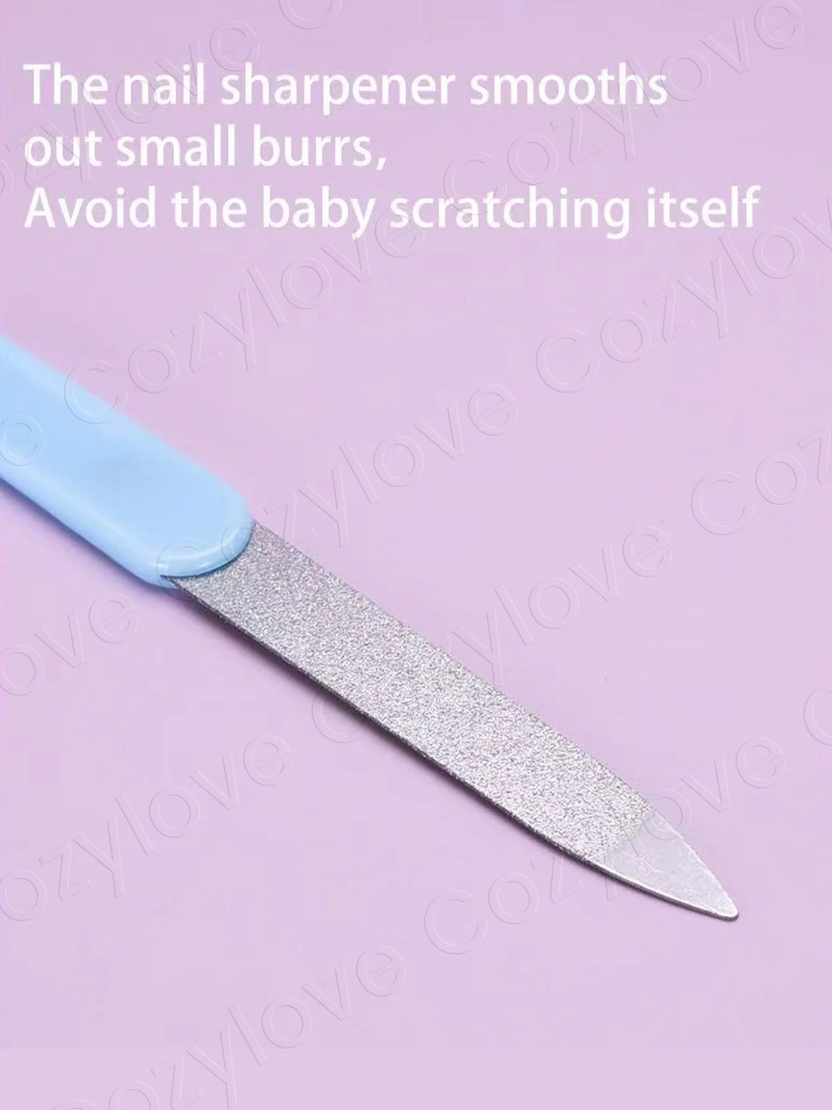 5 In 1 Baby Grooming Care Set, BPA Free Newborn Hair Brush Comb Nail Clipper Scissor File Kit, 5 Pastel Colors