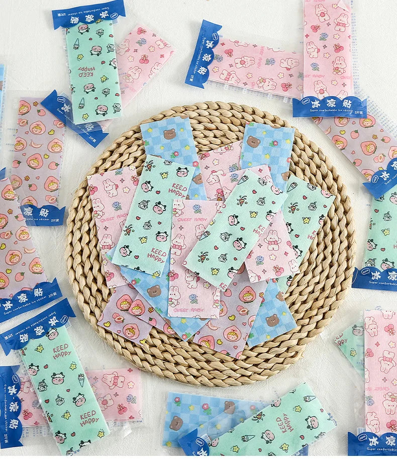 Cooling Gel Patches Summer Essential Refreshing Ice Pack Student Brain Boosting Cooling Patch Mobile Phone Cooling down