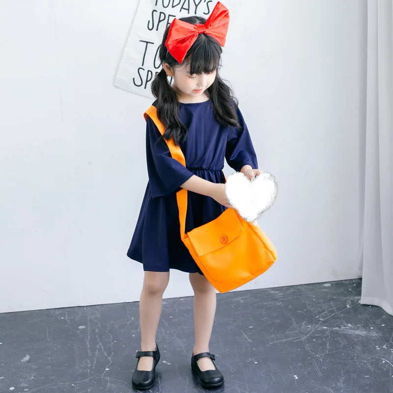 Halloween boy and girl costumes witch costumes Hayao Miyazaki Kiki costumes Halloween party role-playing costumes