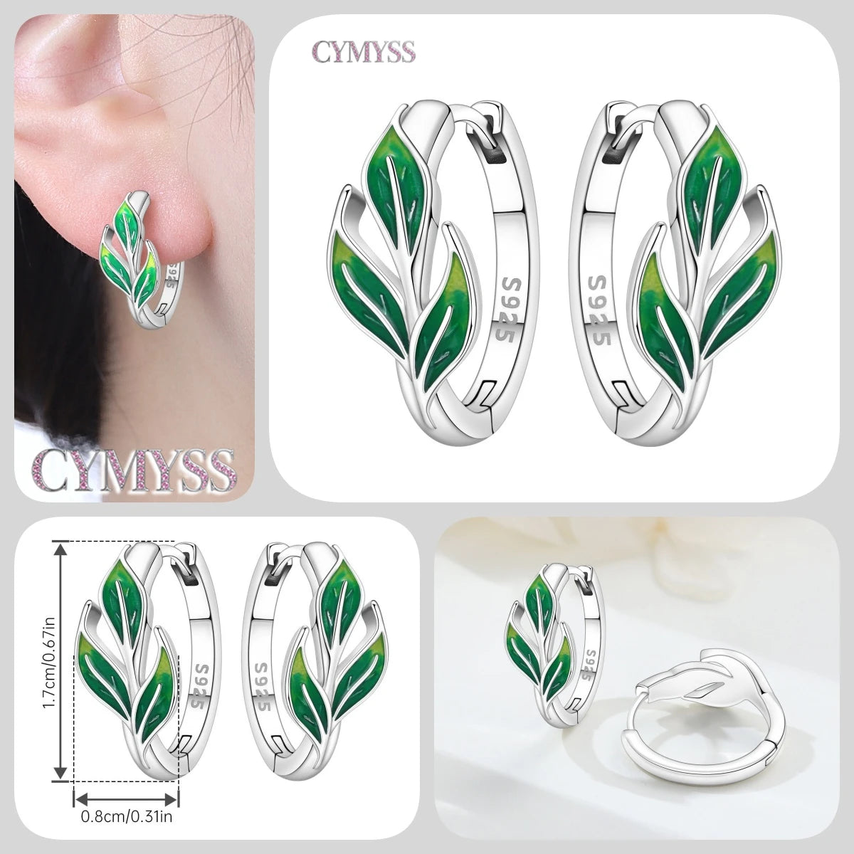 925 Sterling Silver Needle Iris Flower Hoop Earrings for Women Original Elegant Versatile Jewelry Birthday Party Fine Gift 2026