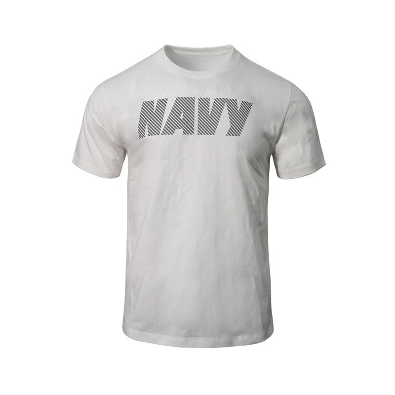 Summer Men's Cool-Comfort Pure Cotton Casual Round-neck Pattern T-shirt Loose Base Layer Shirt for Boys