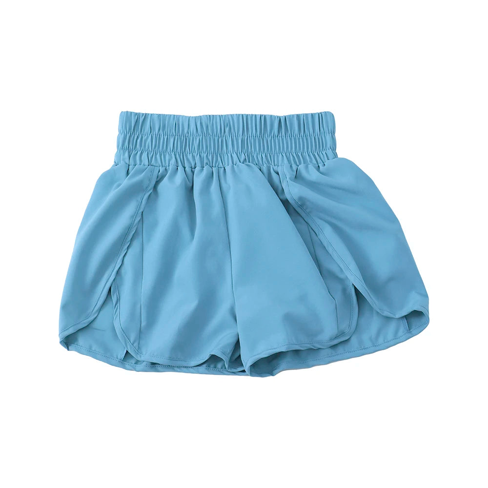 Women's Running Shorts High Waisted Athletic Shorts Sport Short Gym Elastic Fitness Workout Shorts Quick Dry Woman Clothes