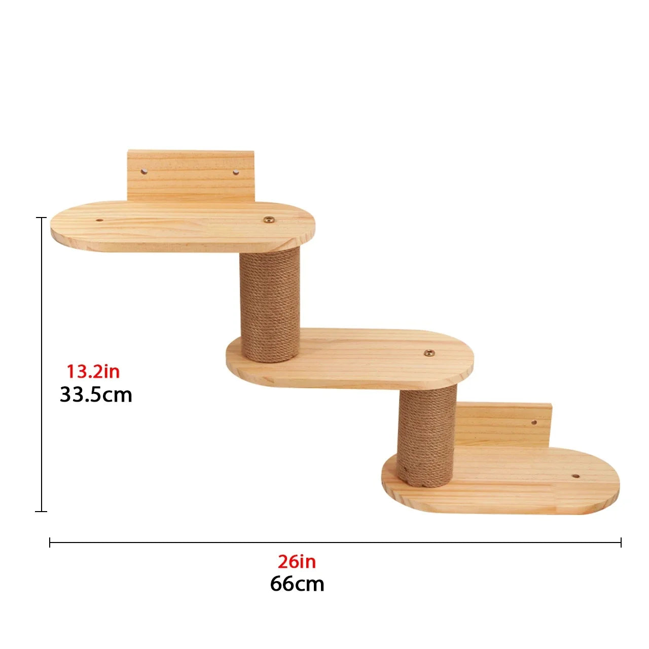 Cat Climbing Shelves Wall Mounted Cat Tree Sisal Scratching Post Cats Hammock House Jumping Platform Rope Ladder Pet Furniture