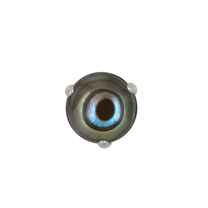 10Pcs G23 Titanium Piercing 3.5mm Natural Stone Ball Ear Nail Lip Stud Tongue Studs Accessories Body Piercing Jewelry Wholesale