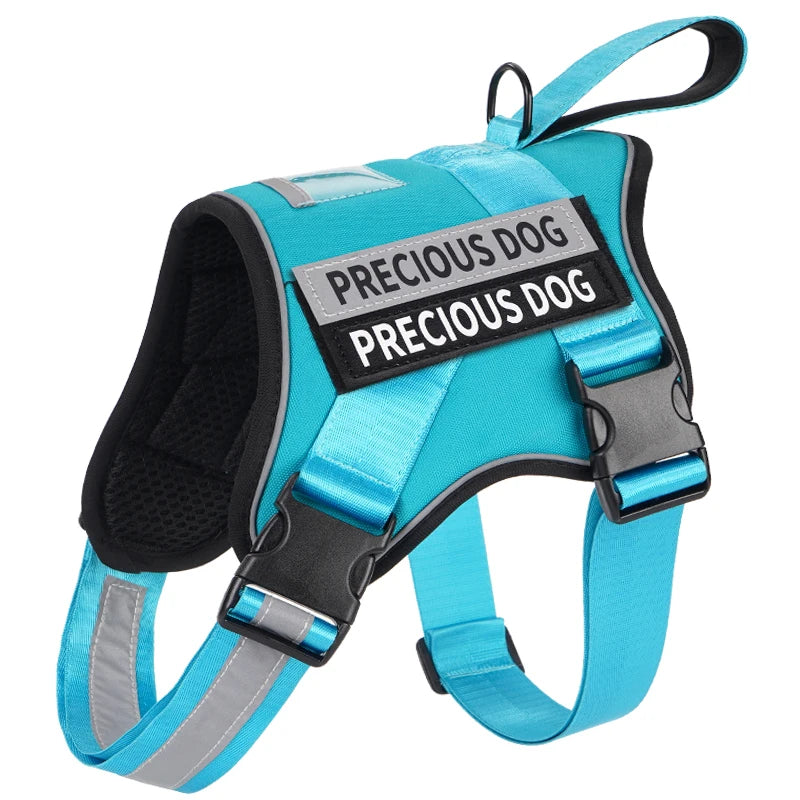 Dog Harness Reflective Breathable and Adjustable No-Pull Dog Vest Harness for Small Medium Large Dogs