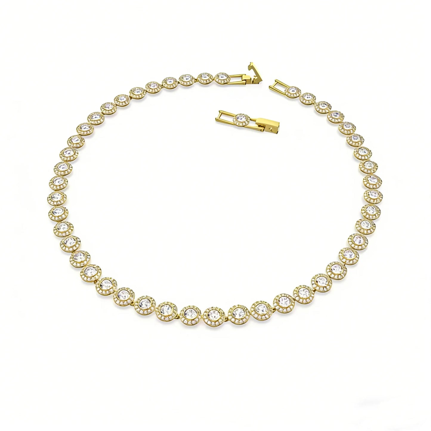 A Set of Jewelry S925 Sterling Silver Round Jewelry Set, Unique Earrings, Bracelet, Necklace, For Daily, Party, and Banquet Deco