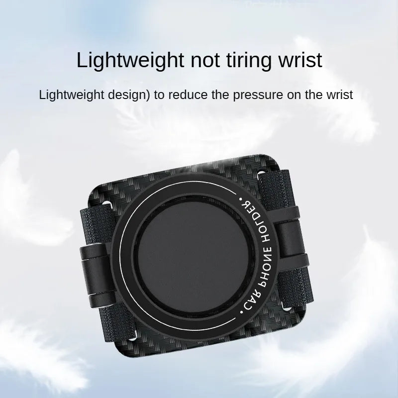 2026 NEW Magnetic Phone Holder for Live Streaming, 360° Rotatable Foldable Phone Stand with Wrist & Arm Strap, Universal Mobile