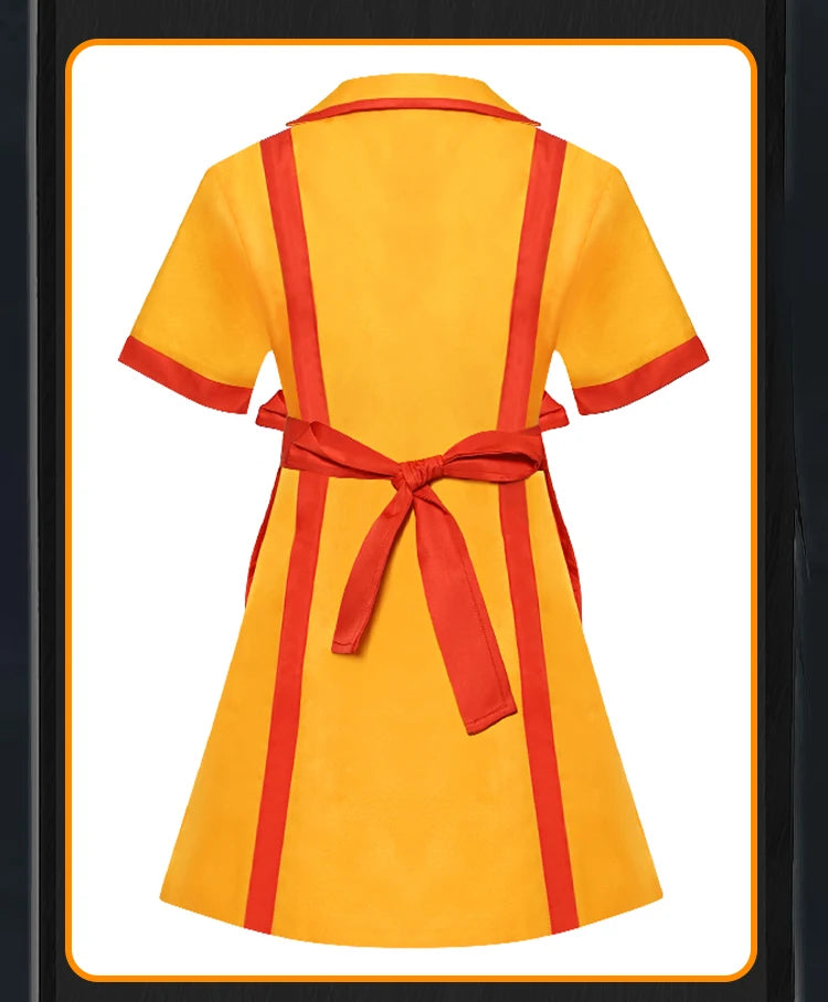 Halloween Cos Dress Women'S Dress Movie Bankruptcy Sisters Cosplay Bar Work Dress Dress Girls Makeup Set Surprise Gift
