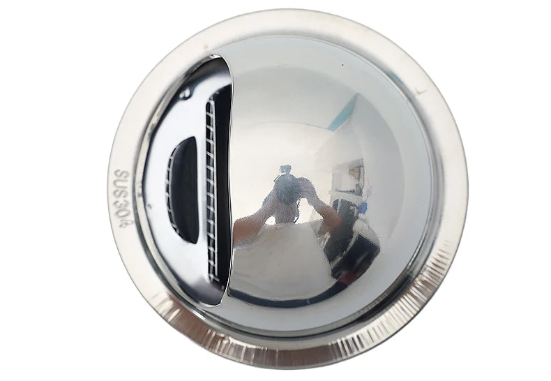 Round Wall Vent Cover, 304 Stainless Steel Vent, Hemispherical Grille Vent Cover, Wall Vent Cover, Stainless Steel Exhaust Vent, Round Vent Cover Suitable for Outdoor Ventilation Systems, Dryer Exterior Vent Cover, Stainless