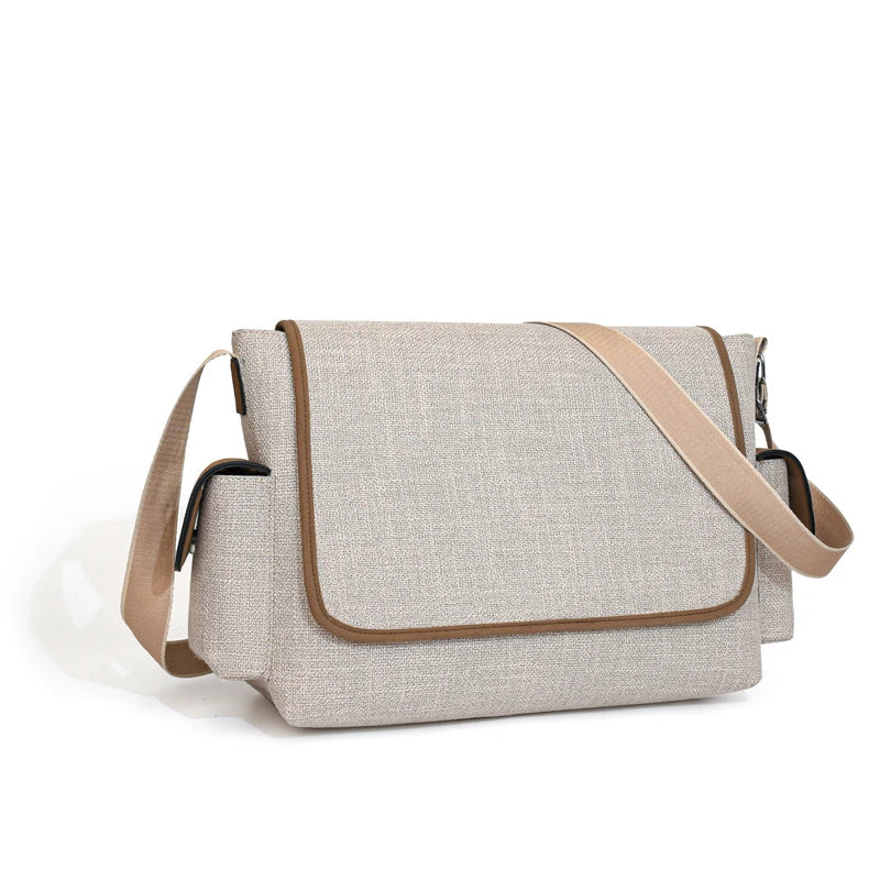 New Women's Large Capacity Canvas Shoulder Bag Casual Tote Handbag Trendy Messenger Bag for Everyday Use