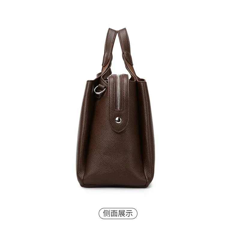 Luxury leisure travel zipper shoulder bag, high-quality design handbag, classic and trendy women's backpack