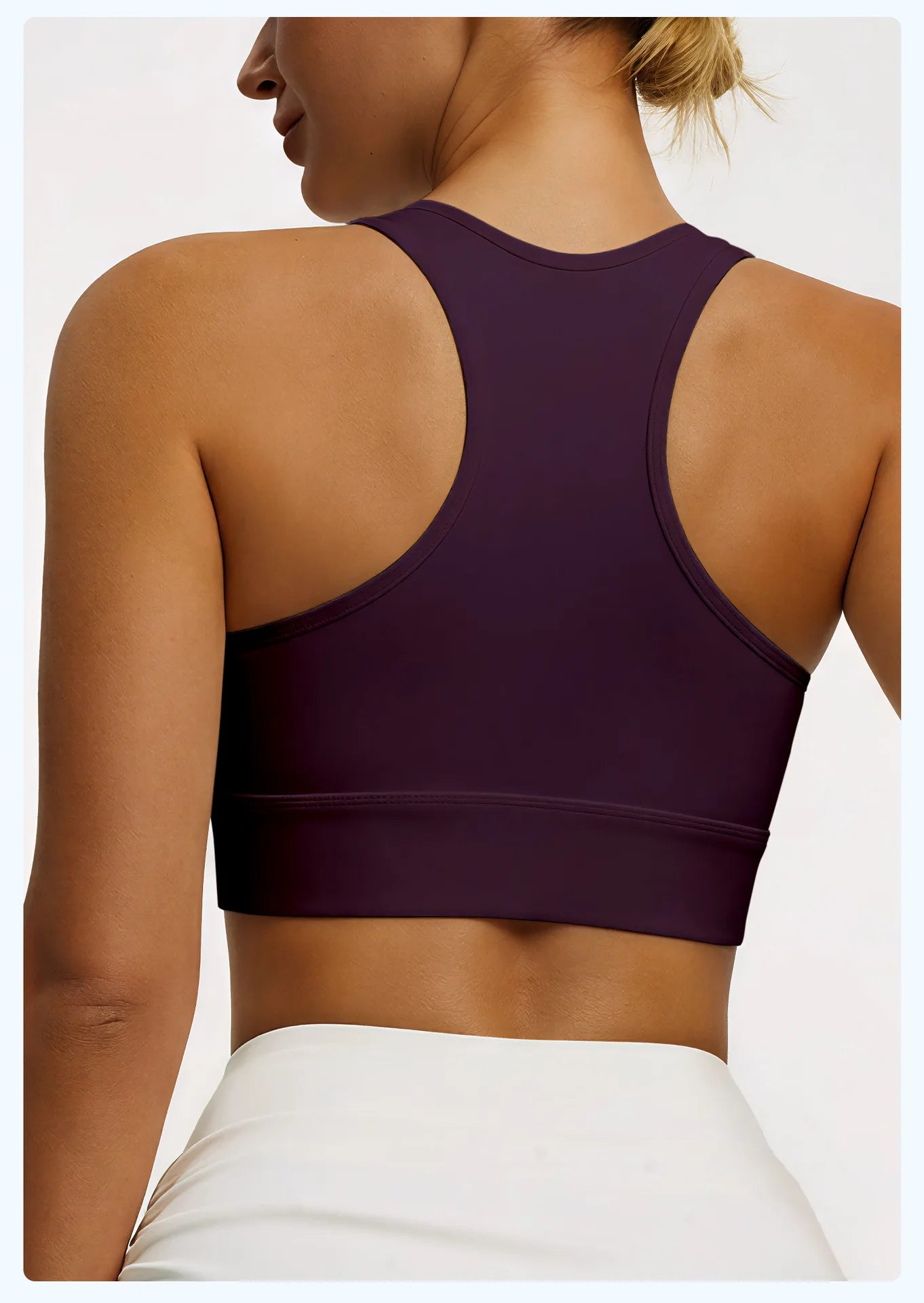 New Women's Sports Yoga Tank Top Halter Neck, Sexy Running Bra with Built-in Pads High-Intensity Shock-Absorbing Bra Tennis L