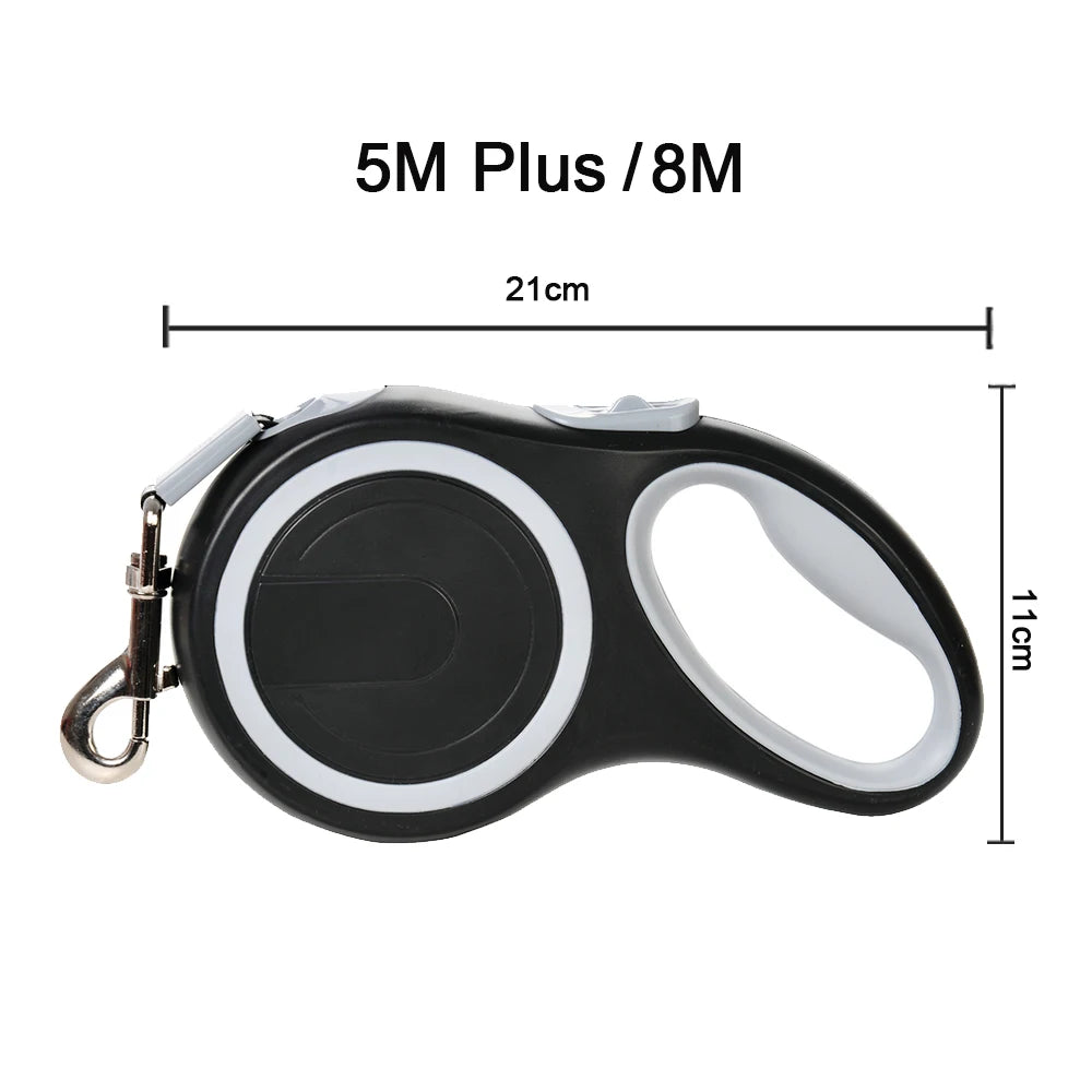 Pet Dog Leash 5m 8m 50kg Retractable Roulette Collar for Small Large Dogs Accessories Adjustable Outdoor Labrador Lead Strap