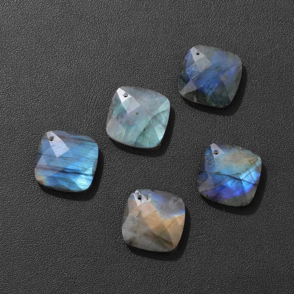 High Quality Natural Stone Labradorite Beads Charms Shiny Healing Gem Stone For Jewelry Making Necklace Earrings Accessries