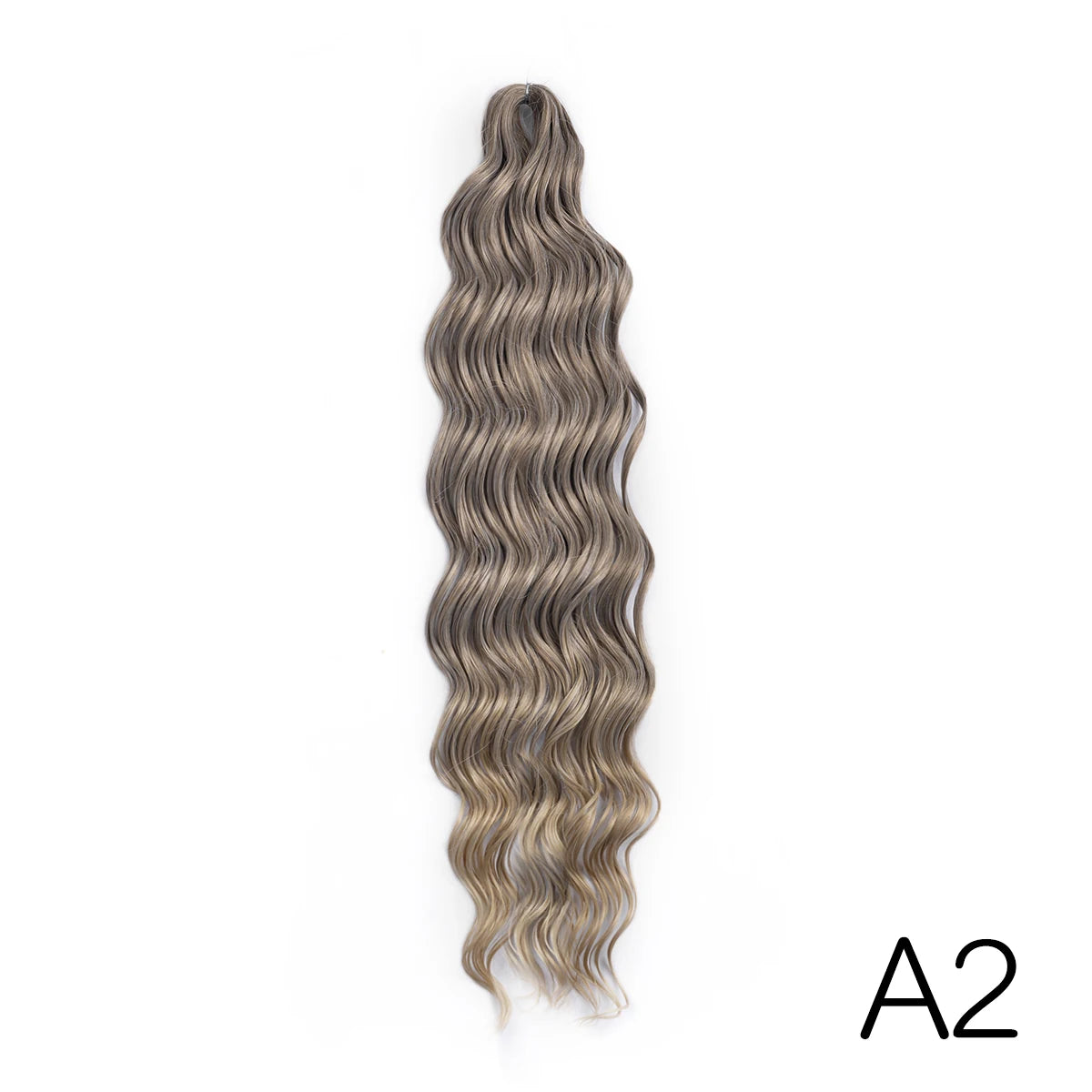 Anna Curl Synthetic Braiding Hair Loose Deep Wave 24 Inch Crochet Hair Extensions Water Wave Twist Pink Color Hair for Women