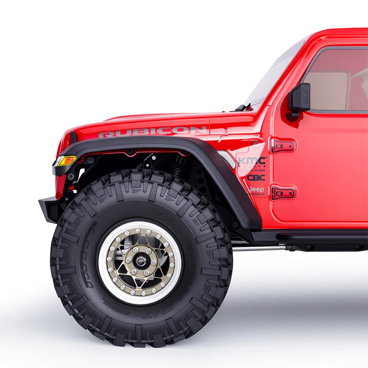 Universal CNC Aluminum 1.9" Beadlock Wheels for 1/10 RC Crawler - Fits Axial SCX10, TRX4, TRX6, Redcat Gen8, D90 Upgrade Parts