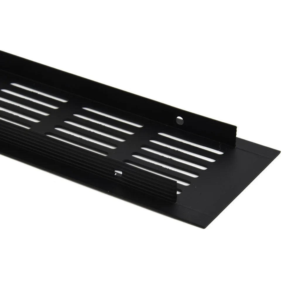 60mm Aluminium Rectangular Cabinet Wardrobe Air Vent Grille Ventilation Cover