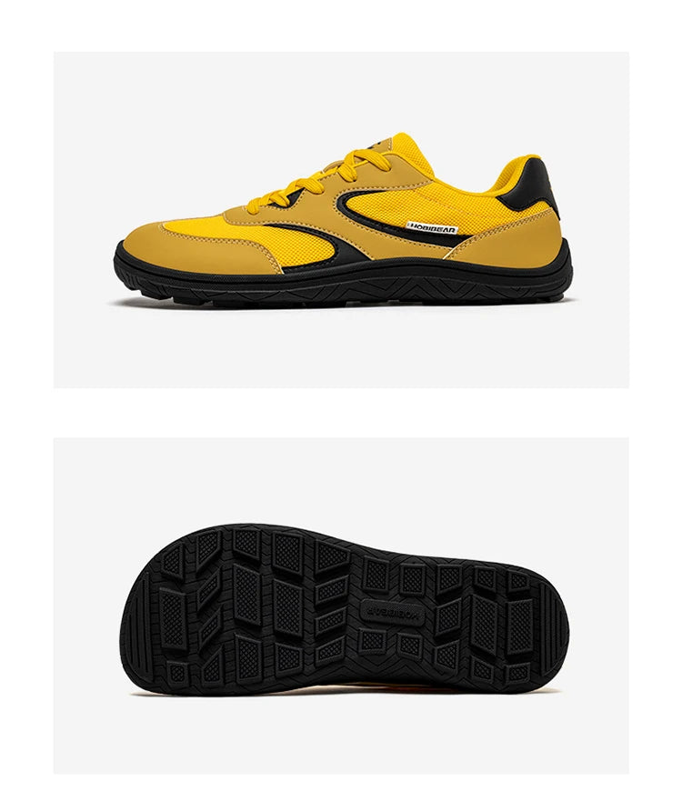 HOBIBEAR Unisex Barefoot Shoes Wide Width Minimalist Sneakers Zero Drop Classic Retro Outdoor Walking Shoes for Men Women