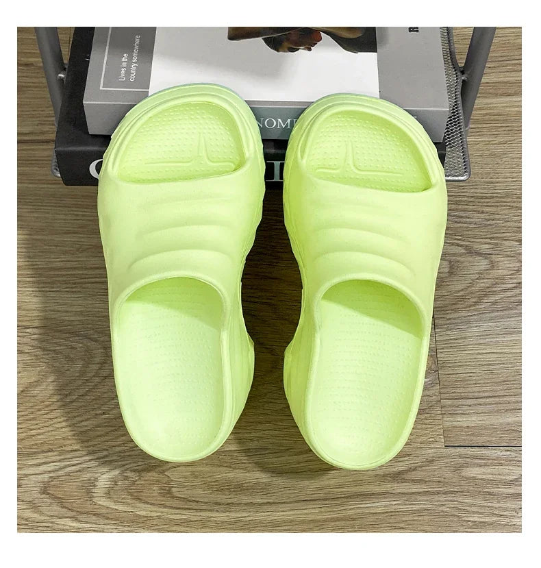 Outdoor Ladies Sandals Women Platform Flip Flops Slippers Height Increasing 8cm Summer Fashion Open Toe White Zapatos Mujer