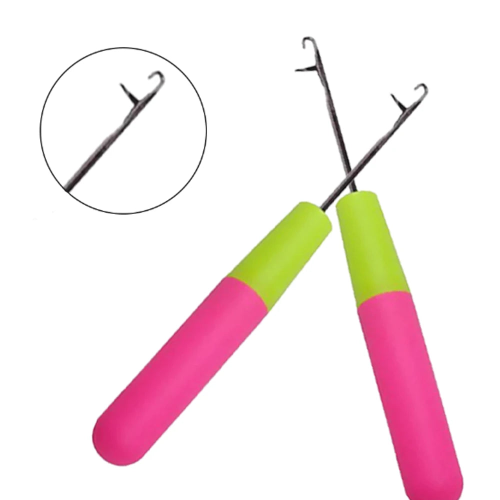 Crochet Hook Plastic Crochet Hook Needle For Hair Weaving Hook Needles 1/3/5Pcs Dreadlock Knitt Hair Weaving Crochet Needle Hook