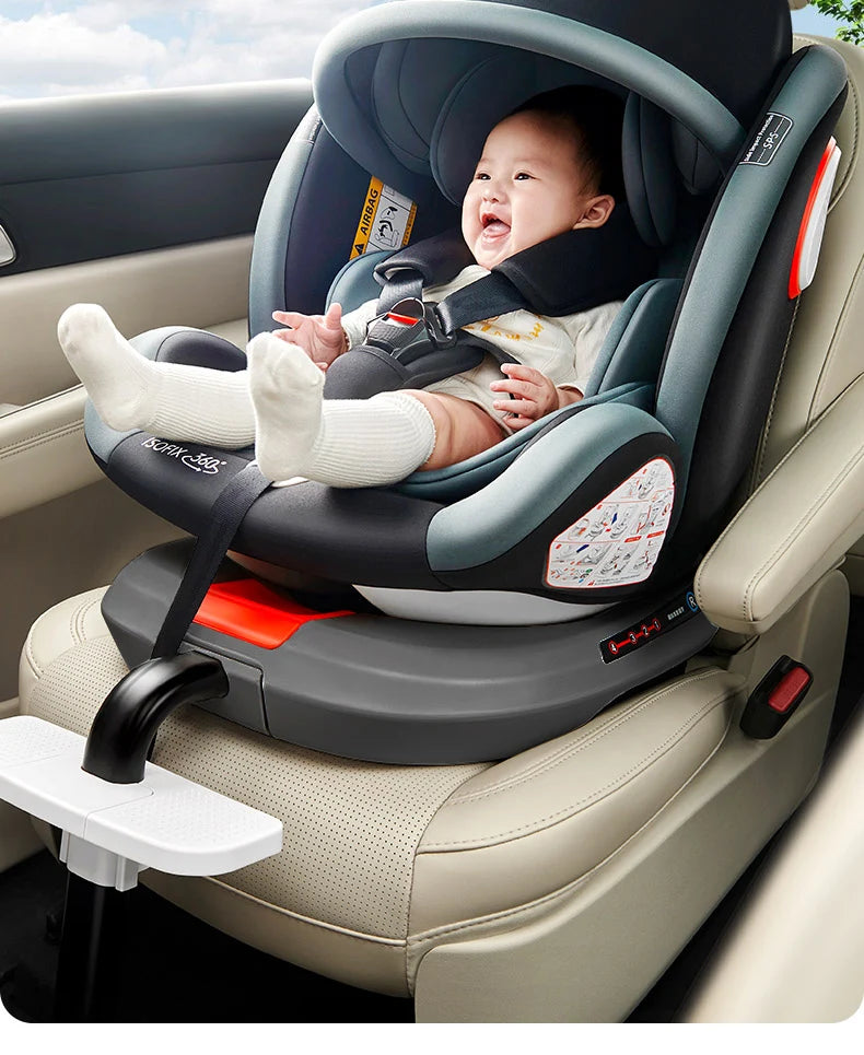 Child seat 360° ISOFIX rotating baby car seat Child Car Safety Seats ECE R129 5-point seat belt 0-12 Years Suitable for newborn