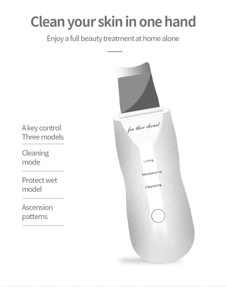 Portable Skin Scrubber Peeling Machine 90g Facial Peeling Device USB Rechargeable Blackhead Remover Travel Beauty Tool