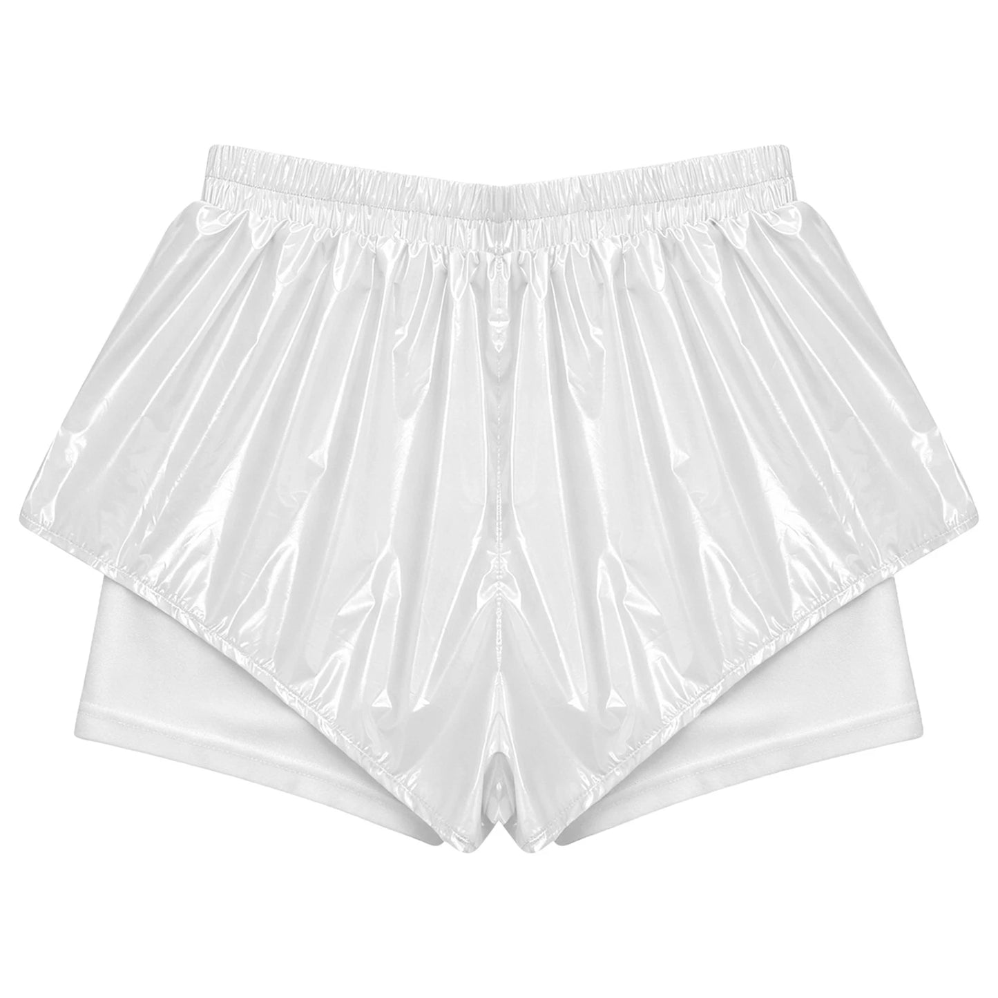 Women Waterproof 2 in 1 Athletic Shorts Swim Trunks Beach Pool Swimwear Beachwear Running Cycling Sports Workout Sportswear